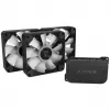 APNX 120 mm skriňový ventilátor 3 balenie (čierna) — APNX FP1-120, 3 ventilátory