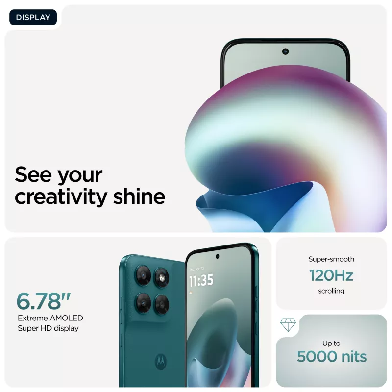 Motorola moto g77 17,3 cm (6,8 inch) Hybrid Dual SIM Android 16.0 5G USB Type-C 8 GB 256 GB 5200 mAh zelená