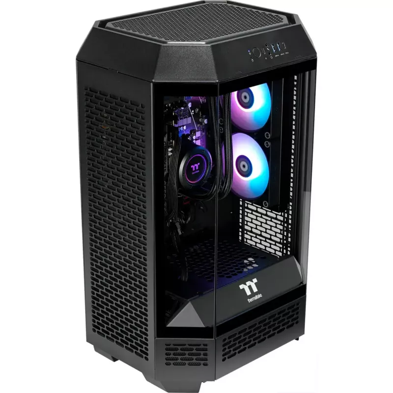 Desktop PC THERMALTAKE FTW T300 5060 čierna/transparentná, Windows 11 Pro