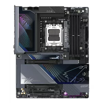 GIGABYTE X870E AORUS MASTER X3D základná doska - podpora AMD Ryzen 9000 CPU, 18+2+2 fázové digitálne VRM, do 9000Hz DDR5 (OC), 2xPCIe 5.0 + 3xPCIe 4.0, Wi-Fi 7, 10GbE LAN, USB 4
