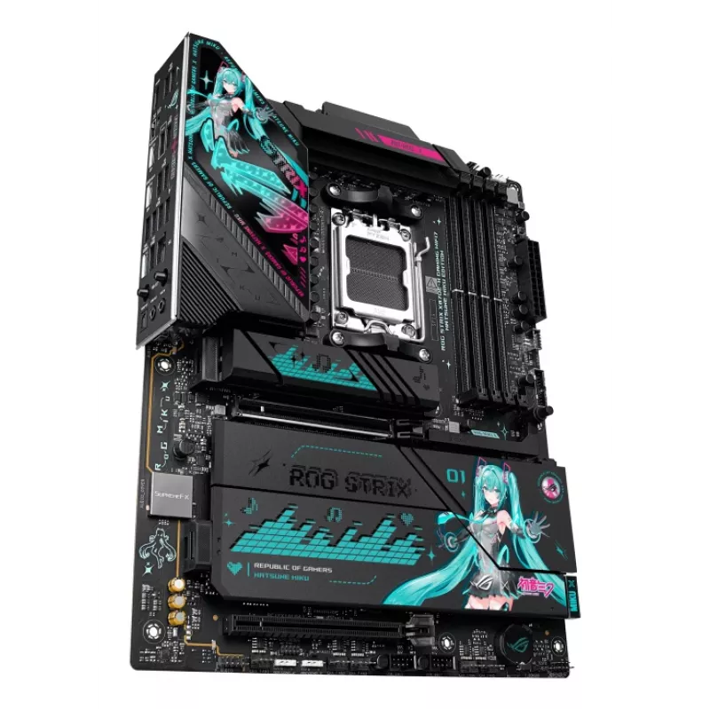 Základná doska ASUS ROG STRIX X870E-H GAMING MIKU WIFI7 ATX pre socket AM5, podpora DDR5