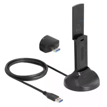 Sieťová karta DeLOCK 12774 WLAN 2402 Mbit/s USB Wi-Fi 6E