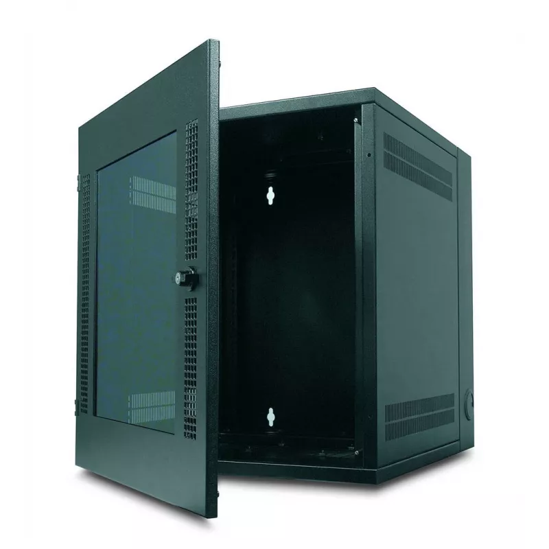 APC NetShelter 13U nástenný rack skriňa sklenené dvere obojstranne otvárateľné serverová hĺbka