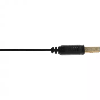 InLine USB 2.0 plochý kábel Type-A konektor samec / konektor samica pozlátený čierna 2m