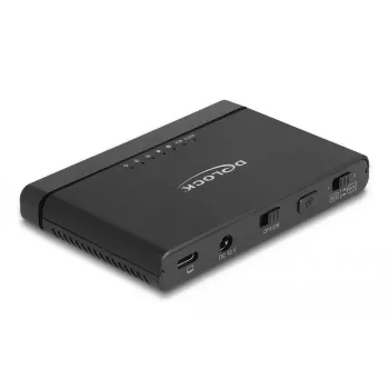 DeLOCK USB Type-C konvertor pre M.2 NVMe SSD a SATA SSD/HDD funkcia klonovania