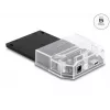 DeLOCK SuperSpeed USB dokovacia stanica 2,5 palca SATA HDD SSD čierna