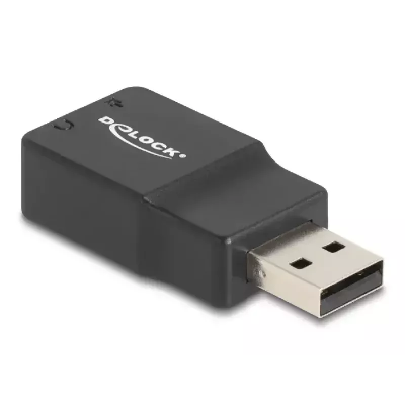 DeLOCK externá USB zvuková karta DeLOCK 66634 USB-A na 2 x 3,5 mm