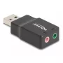 DeLOCK externá USB zvuková karta DeLOCK 66634 USB-A na 2 x 3,5 mm
