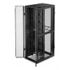 APC NetShelter SX, Server Rack skriňa, Gen 2, 52U, 2436H x 800B x 1200T mm, s bočnými stenami, čierna