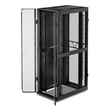 APC NetShelter SX, Networking Rack skriňa, 48U, 2258H x 750W x 1200D mm, s bočnými stenami, čierna