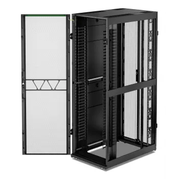 APC NetShelter SX, Networking Rack skriňa, 48U, 2258H x 750W x 1200D mm, s bočnými stenami, čierna