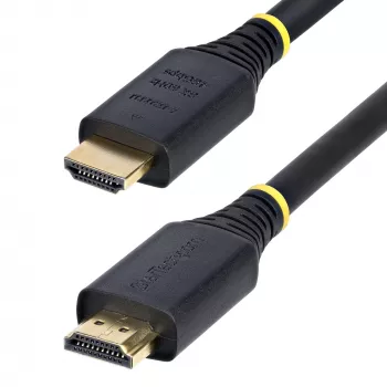 StarTech.com 5m (16ft) certifikovaný Ultra High Speed HDMI kábel, 8K 60Hz/4K 120Hz, HDMI 2.1 kábel s HDR10+ / eARC, 48Gbps, 8K HDMI kábel pre monitor/TV/display, flexibilný TPE plášť