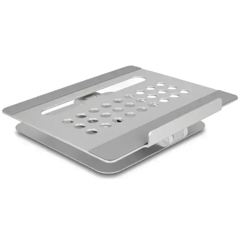 Stojan na notebook a tablet DeLOCK 18457 strieborný hliník 360° otáčanie