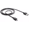 USB kábel DeLOCK 1m USB 2.0 A - Mini-USB samec/samec
