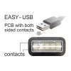 USB kábel DeLOCK 1m USB 2.0 A - Mini-USB samec/samec