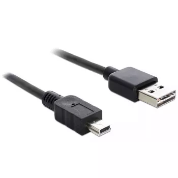 USB kábel DeLOCK 1m USB 2.0 A - Mini-USB samec/samec