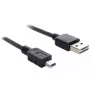 USB kábel DeLOCK 1m USB 2.0 A - Mini-USB samec/samec