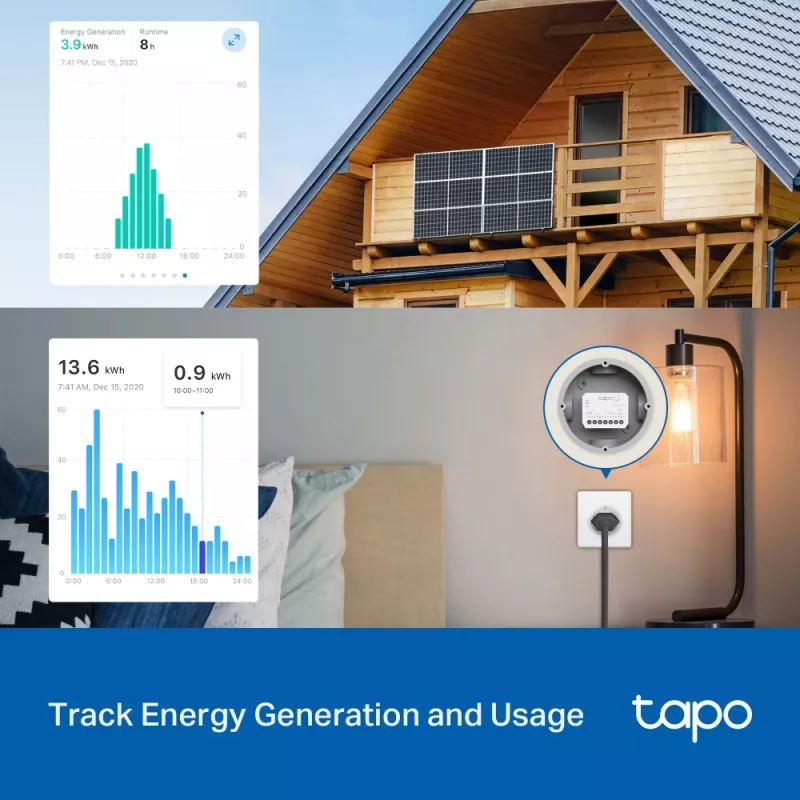 TP-Link TAPO S110E(UN) Smart-Home aktor spínací aktor 7 kanálov