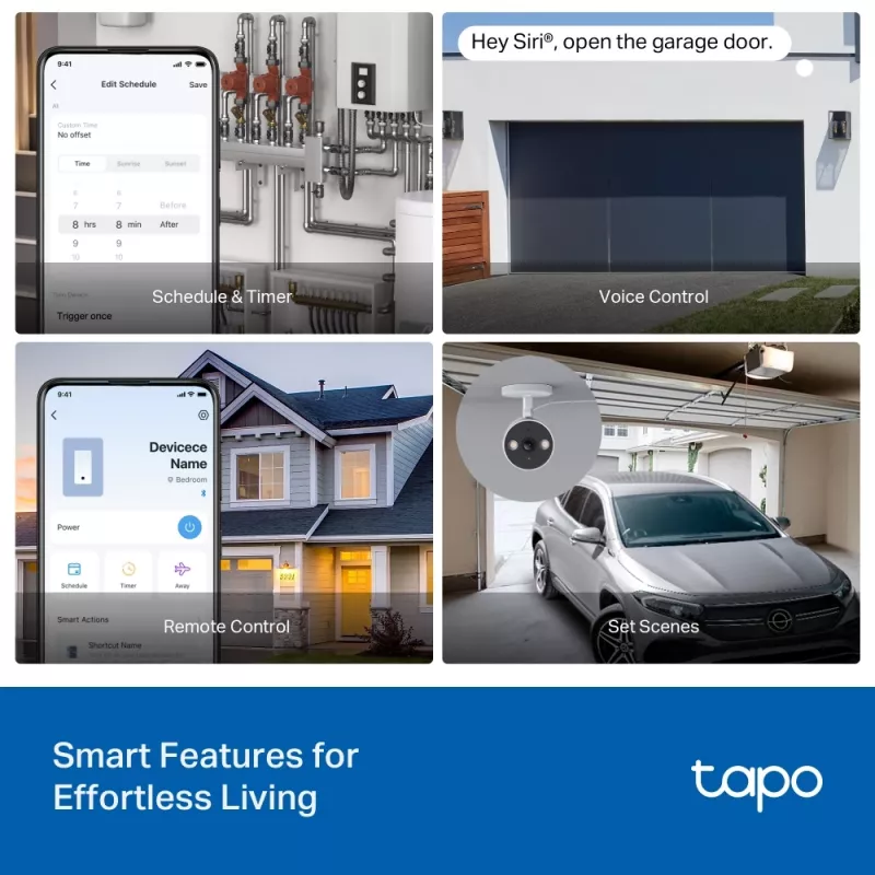 TP-Link TAPO S110E(UN) Smart-Home aktor spínací aktor 7 kanálov