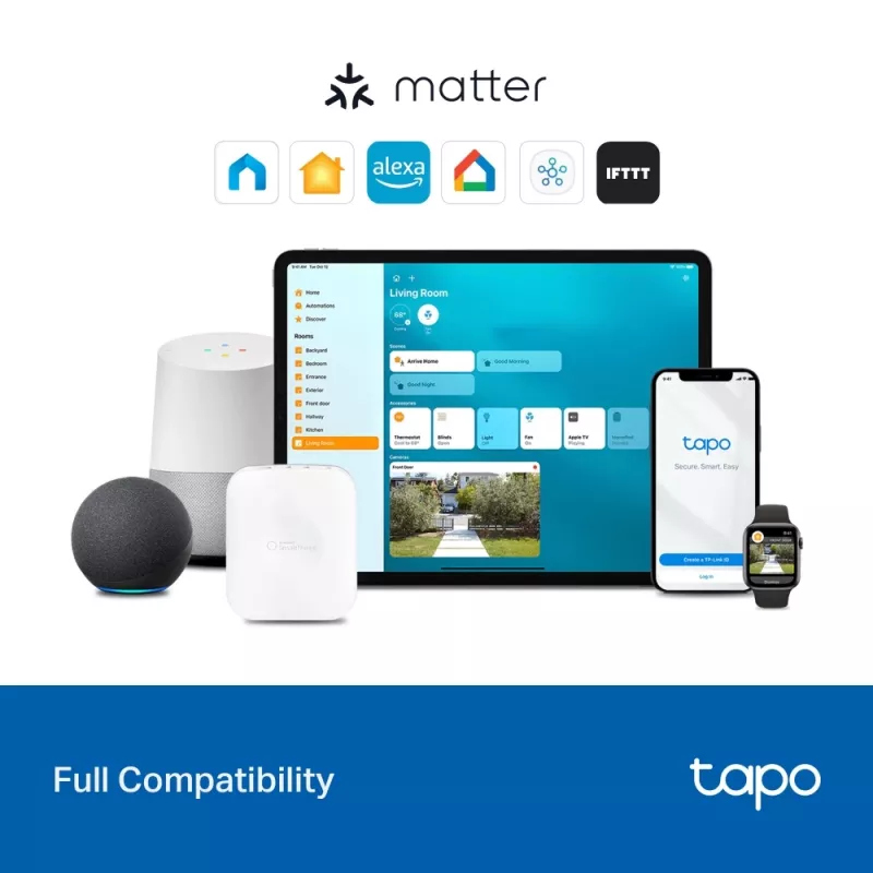 TP-Link TAPO S110E(UN) Smart-Home aktor spínací aktor 7 kanálov