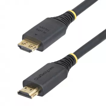 StarTech.com 5m (16ft) High Speed HDMI kábel s protišmykovými konektormi, 4K 60Hz/1440p 144Hz, HDR10/HDCP 2.2/ARC, 18Gbps, UHD HDMI kábel pre TV/monitor/displej, TPE plášť
