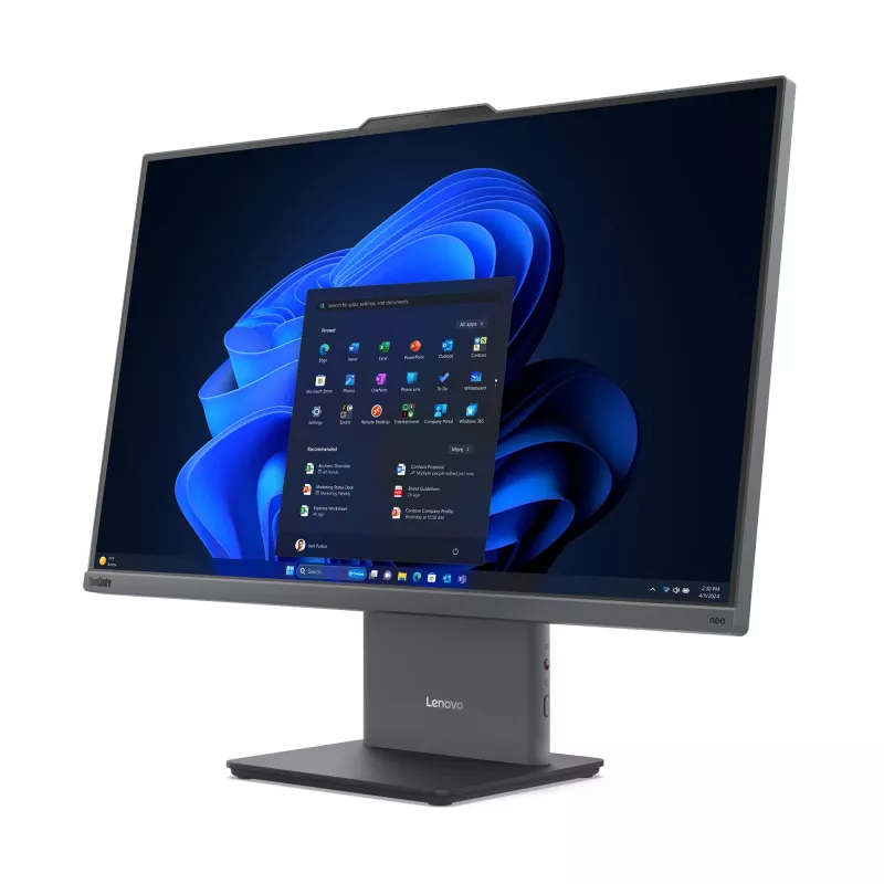 All-in-One PC Lenovo ThinkCentre neo 50a 27 Gen 5 — 27 inch FHD IPS, Intel Core i5-13420H, 16 GB DDR5, 512 GB SSD, Windows 11 Pro, sivý