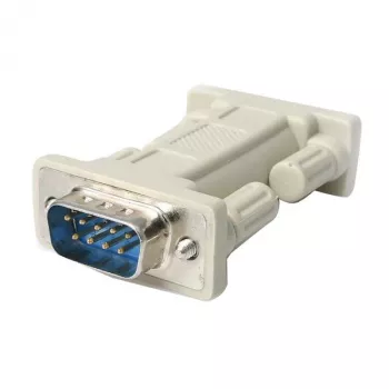 StarTech.com DB9 RS232 sériový nulový modemový adaptér - M/M, DB-9, DB-9, biela