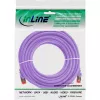 InLine patch kábel S/FTP PiMF Cat.6 250MHz PVC meď fialový 10m