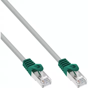 Patch kábel InLine Crossover PC-PC SF/UTP Cat.5e RJ-45 — 2 m, sivý