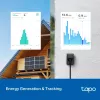 Smart konektor TP-Link Tapo P410M – Outdoor Wi-Fi zásuvka, 3680 W, 200–250 V, čierna