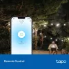 Smart konektor TP-Link Tapo P410M – Outdoor Wi-Fi zásuvka, 3680 W, 200–250 V, čierna