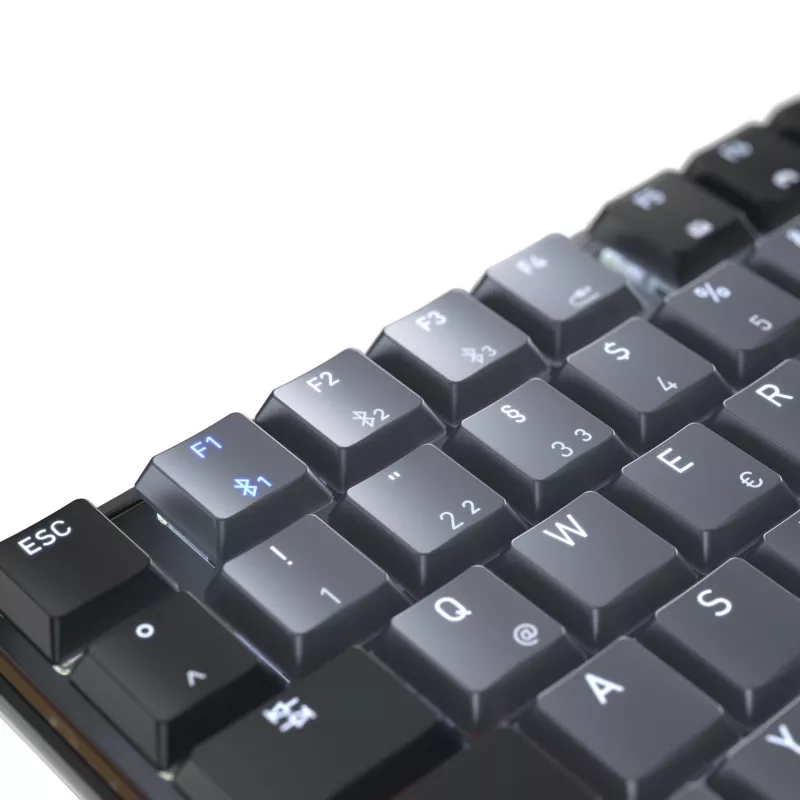 CHERRY KW 550 MX LP klávesnica Home/Office USB + Bluetooth QZERTY US English čierna