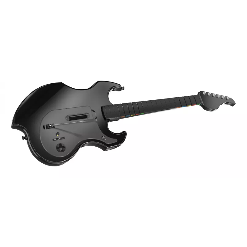 Gitara PDP Riffmaster čierna sivá bezdrôtová PC PS4 PS5 36h batéria