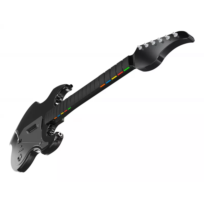 Gitara PDP Riffmaster čierna sivá bezdrôtová PC PS4 PS5 36h batéria