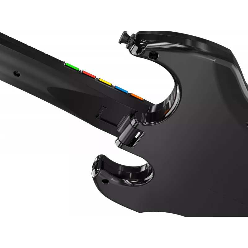 Gitara PDP Riffmaster čierna sivá bezdrôtová PC PS4 PS5 36h batéria