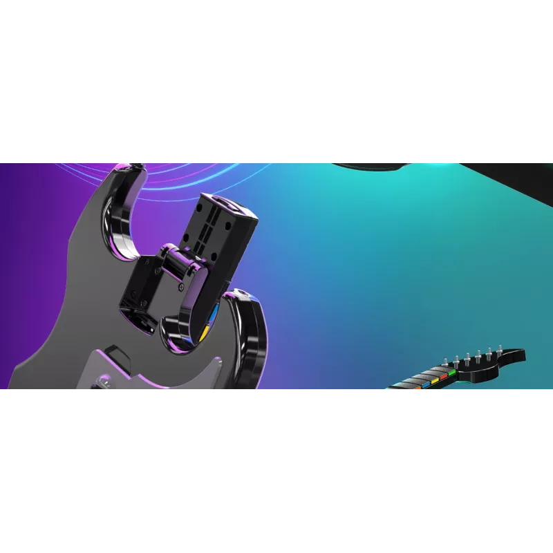 PDP Riffmaster čierna, sivá gitara analógová / digitálna PC, Xbox One, Xbox Series S, Xbox Series X
