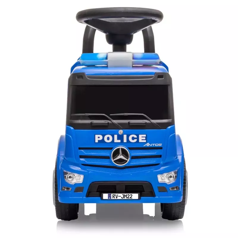 Chodítko Jamara Mercedes-Benz Antos Polizei 4 kolesá svetelné efekty