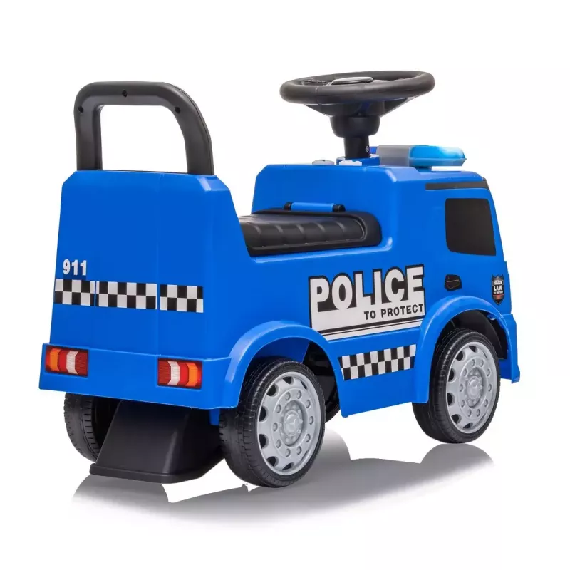 Chodítko Jamara Mercedes-Benz Antos Polizei 4 kolesá svetelné efekty