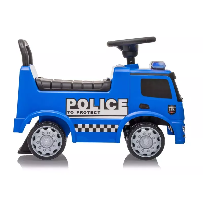 Chodítko Jamara Mercedes-Benz Antos Polizei 4 kolesá svetelné efekty