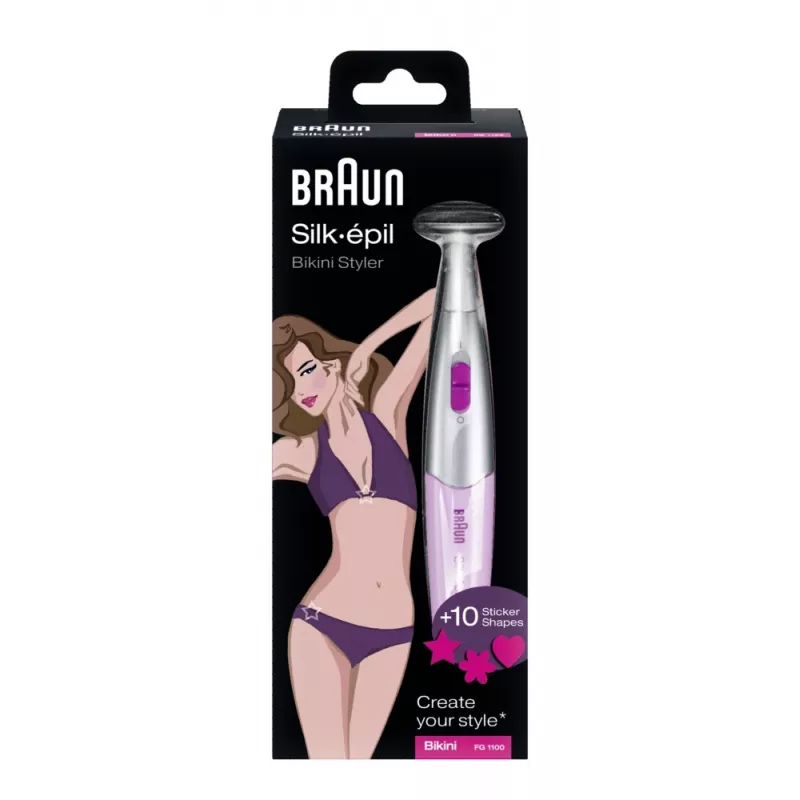 Braun Silk-épil Bikini Styler FG 1100 2 nástavce biela