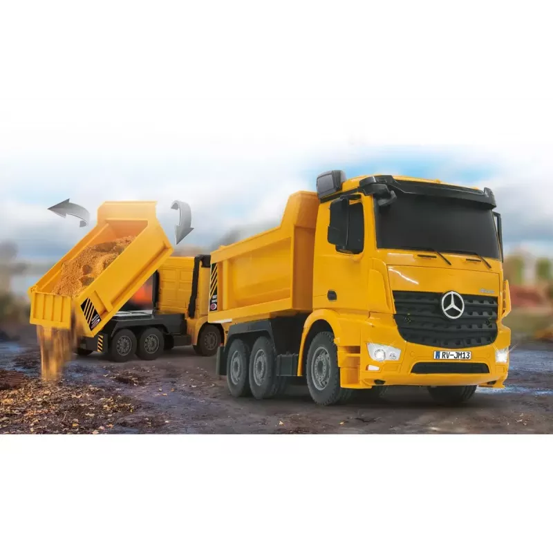 Sklápací nákladný vozík Jamara 405108 diaľkovo ovládaný elektromotor 1:26