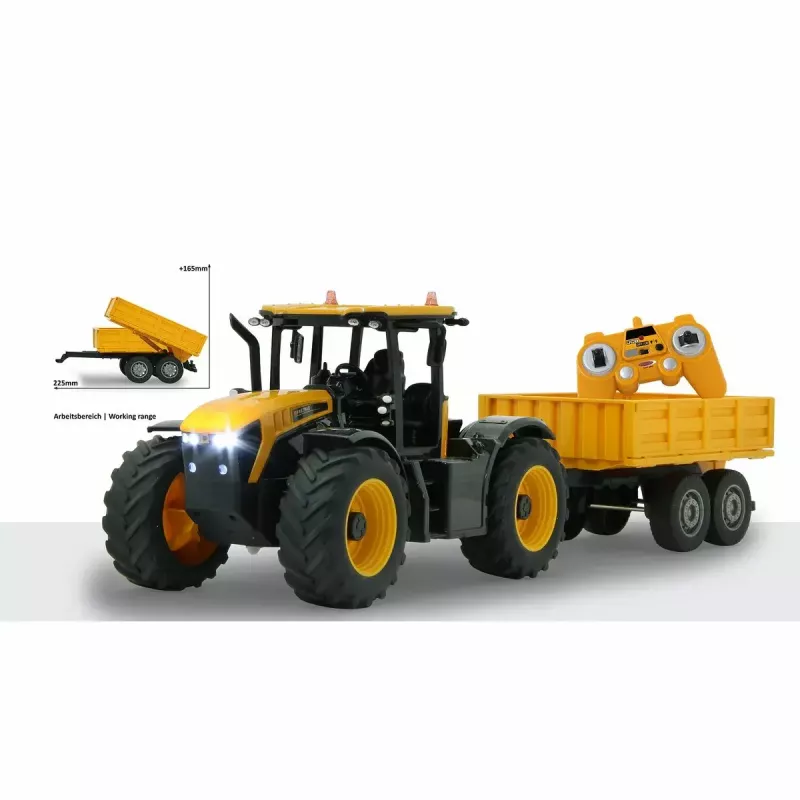 Traktor Jamara JCB Fastrac 1:24 elektromotor RC model pre deti