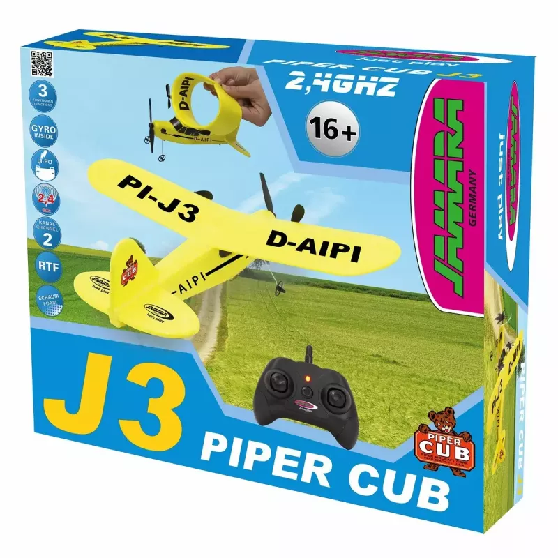 Lietadlo Jamara Piper J3-CUB elektromotor 150 mAh 106 g