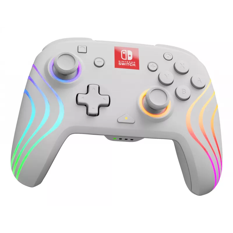 PDP Afterglow Wave biela gamepad analógový / digitálny Nintendo Switch, Nintendo Switch OLED