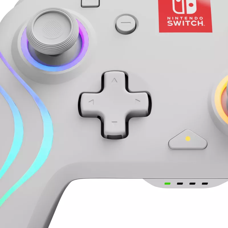 PDP Afterglow Wave biela gamepad analógový / digitálny Nintendo Switch, Nintendo Switch OLED