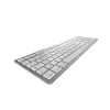 CHERRY KW 9100 slim FOR MAC klávesnica univerzálna USB + Bluetooth QWERTY anglická strieborná