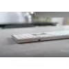 CHERRY KW 9100 slim FOR MAC klávesnica univerzálna USB + Bluetooth QWERTY anglická strieborná