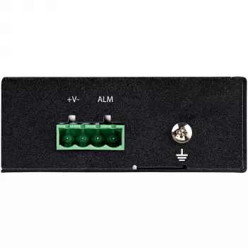 StarTech.com priemyselný konvertor optického vlákna na Ethernet – 10/100/1000 Mbit/s SFP na RJ45/Cat6 – jednovidové/multividové optické vlákno na medenú gigabitovú sieť – 12-56V DC – IP-30/ -40 až +75°C