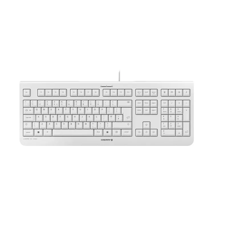 CHERRY KC 1000 káblová klávesnica, svetlosivá, USB (QWERTY – UK)