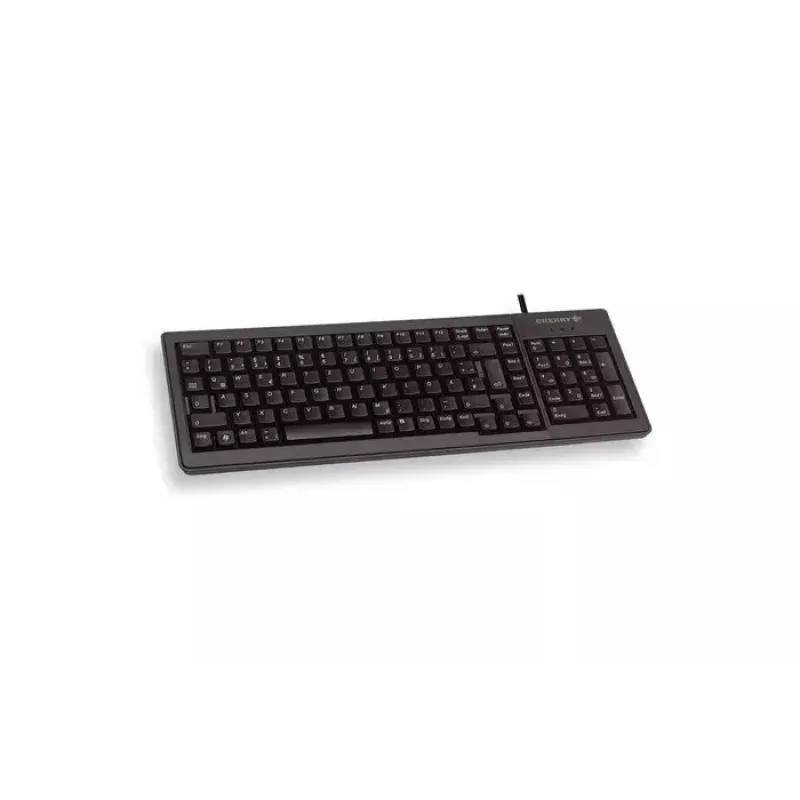 CHERRY XS G84-5200 KOMPAKTNÁ KLÁVESNICA, káblová, USB/PS2, čierna, (QWERTY - UK)